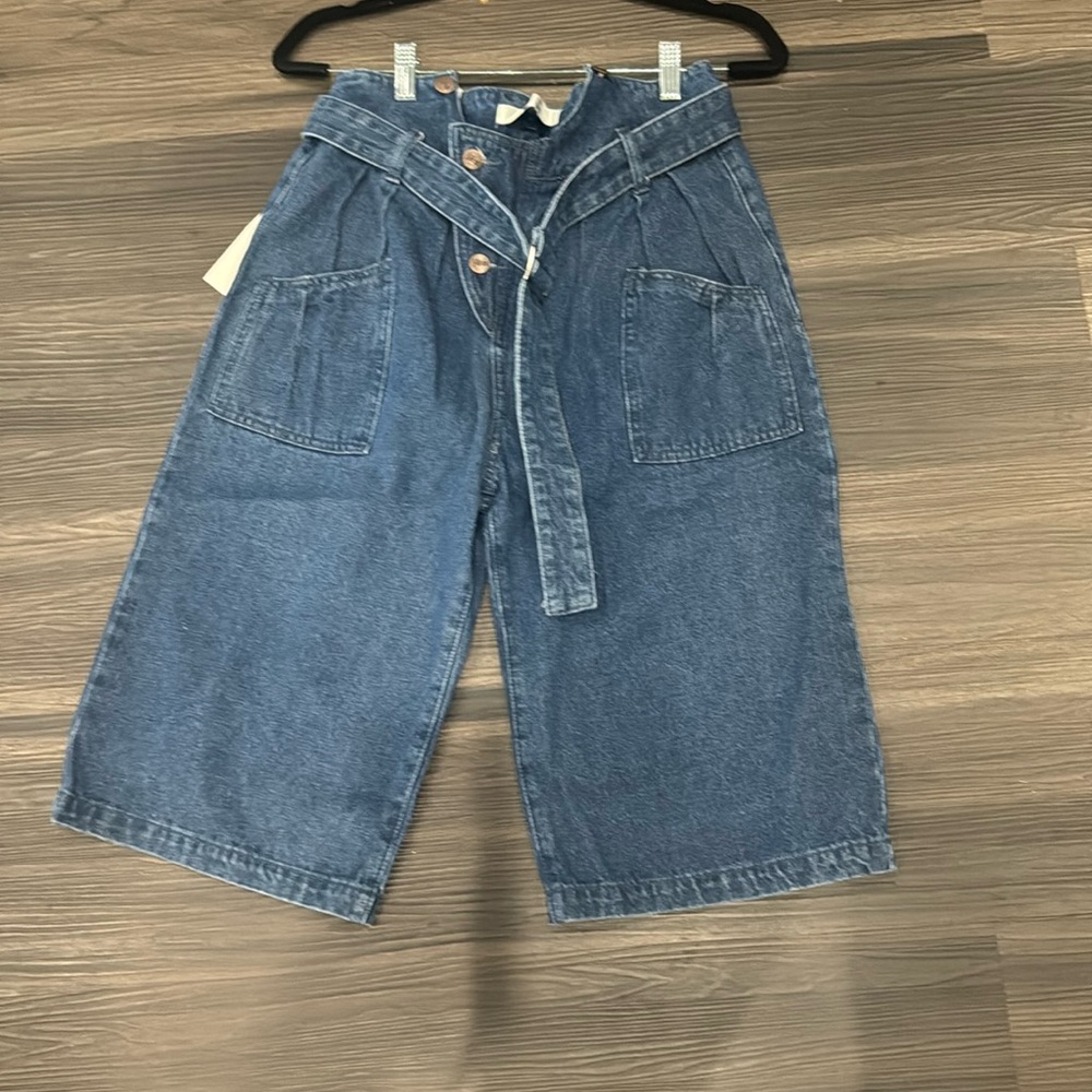 Jen Denim Gauchos(Jorts)